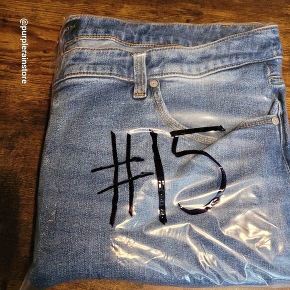 Talbots Jeans 22 W Straight High Rise Tummy Control Medium Light Wash Stretch - Picture 11 of 11